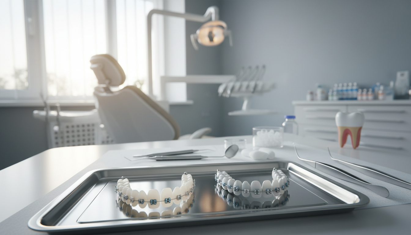 Aparat dentar ceramic sau metalic: ghid complet de alegere